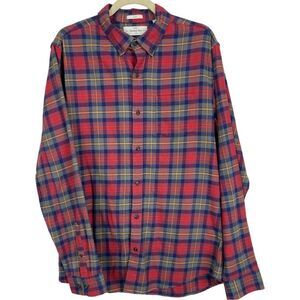 Hawker Rye men’s plaid long sleeve button down shirt size Large-Tall